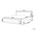 Beliani Cama Madera de pino GIULIA 165x213 Beliani Cama Madera de pino GIULIA 165x213 Marrón