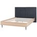 Beliani Cama Poliéster IZERNORE 167x215 Beliani Cama Poliéster IZERNORE 167x215 Gris Oscuro