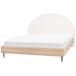 Beliani Cama Poliéster MILLAY 196x211 Beliani Cama Poliéster MILLAY 196x211 Blanco/ Beige