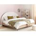 Beliani Cama Poliéster MILLAY 196x211 Beliani Cama Poliéster MILLAY 196x211 Blanco/ Beige