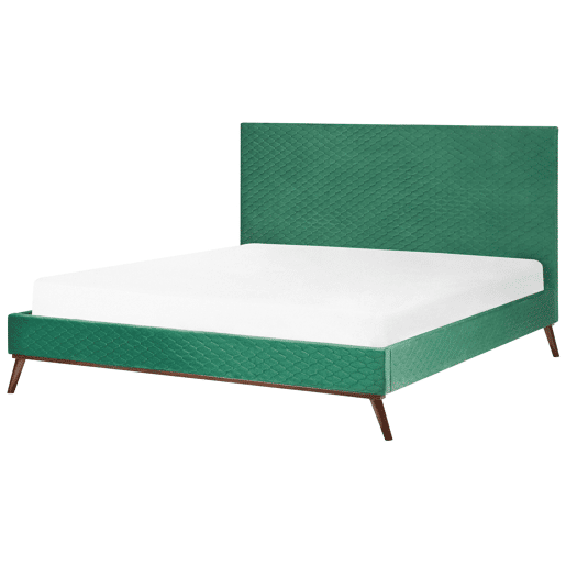 Beliani Cama Veludo BAYONNE