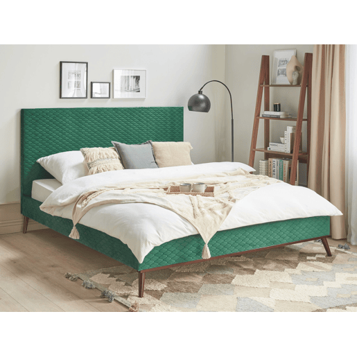 Beliani Cama Veludo BAYONNE