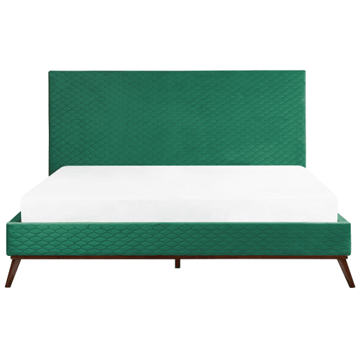 Beliani Cama Veludo BAYONNE