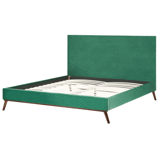 Beliani Cama Veludo BAYONNE