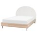 Beliani Cama Poliéster MILLAY 176x211 Beliani Cama Poliéster MILLAY 176x211 Blanco/ Beige