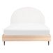Beliani Cama Poliéster MILLAY 176x211 Beliani Cama Poliéster MILLAY 176x211 Blanco/ Beige
