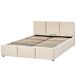 Beliani Cama con almacenaje Terciopelo BOUSSE 151x219 Beliani Cama con almacenaje Terciopelo BOUSSE 151x219 Beige