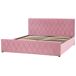 Beliani Cama con almacenaje Terciopelo ROCHEFORT 190x214 Beliani Cama con almacenaje Terciopelo ROCHEFORT 190x214 Beige