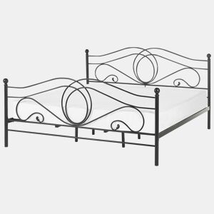 Cama Metal LYRA 180 x 200 cm Preto