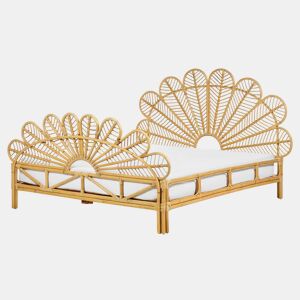 Beliani Cama Rattanvime FLORENTINE