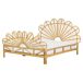 Beliani Cama Ratán FLORENTINE 167x207 Beliani Cama Ratán FLORENTINE 167x207 Marrón