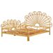 Beliani Cama Ratán FLORENTINE 167x207 Beliani Cama Ratán FLORENTINE 167x207 Marrón