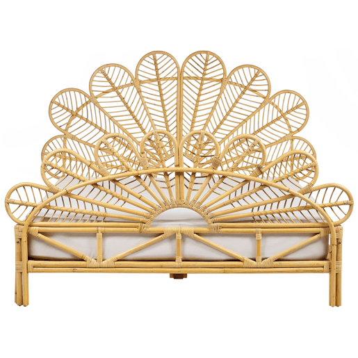 Beliani Cama Rattanvime FLORENTINE Beliani Cama Rattanvime FLORENTINE