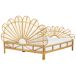 Beliani Cama Ratán FLORENTINE 167x207 Beliani Cama Ratán FLORENTINE 167x207 Marrón