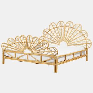 Beliani Cama Rattanvime FLORENTINE