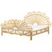 Beliani Cama Ratán FLORENTINE 187x207 Beliani Cama Ratán FLORENTINE 187x207 Marrón