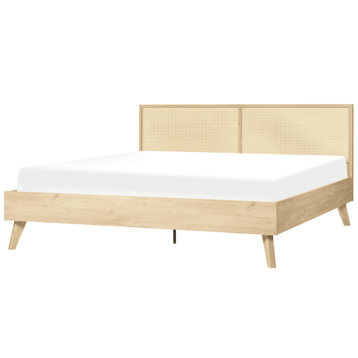 Beliani Cama Rattanvime, Aglomerado de madeira MONPAZIER