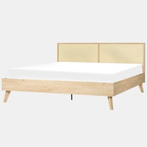 Beliani Cama Rattanvime, Aglomerado de madeira MONPAZIER
