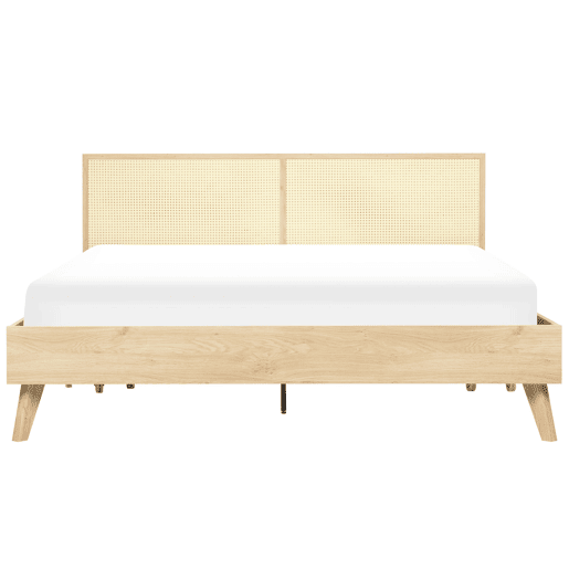 Beliani Cama Rattanvime, Aglomerado de madeira MONPAZIER