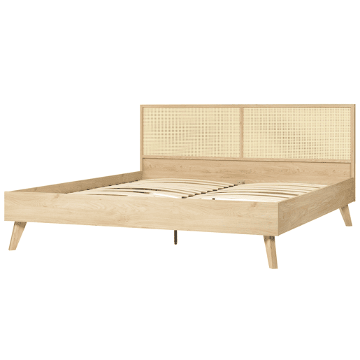 Beliani Cama Rattanvime, Aglomerado de madeira MONPAZIER