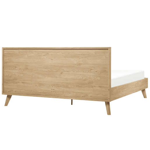 Beliani Cama Rattanvime, Aglomerado de madeira MONPAZIER