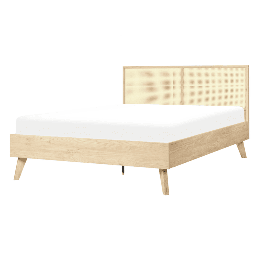 Beliani Cama Rattanvime, Aglomerado de madeira MONPAZIER