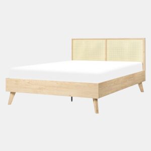 Beliani Cama Rattanvime, Aglomerado de madeira MONPAZIER