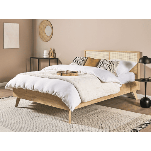Beliani Cama Rattanvime, Aglomerado de madeira MONPAZIER