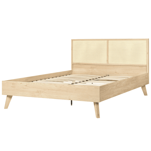 Beliani Cama Rattanvime, Aglomerado de madeira MONPAZIER