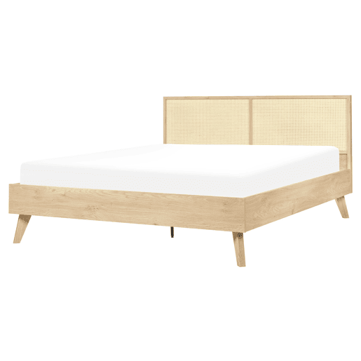 Beliani Cama Rattanvime, Aglomerado de madeira MONPAZIER