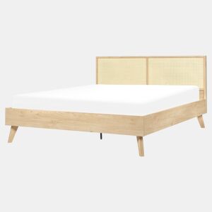 Beliani Cama Rattanvime, Aglomerado de madeira MONPAZIER