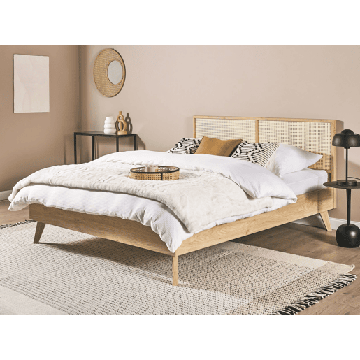 Beliani Cama Rattanvime, Aglomerado de madeira MONPAZIER
