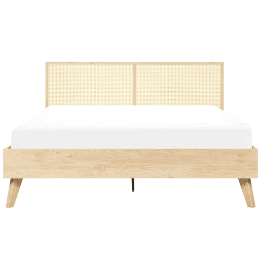 Beliani Cama Rattanvime, Aglomerado de madeira MONPAZIER