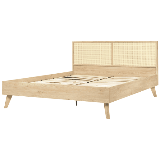 Beliani Cama Rattanvime, Aglomerado de madeira MONPAZIER