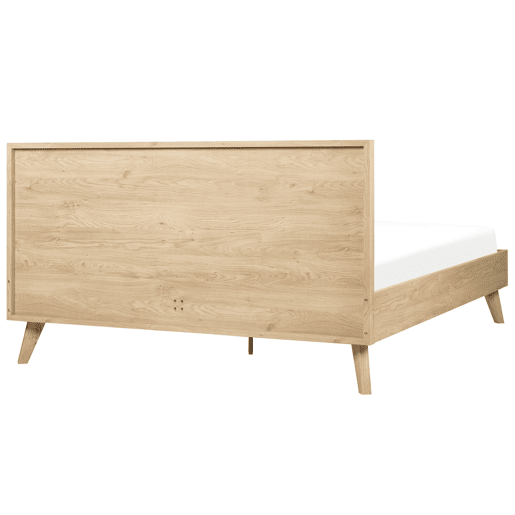 Beliani Cama Rattanvime, Aglomerado de madeira MONPAZIER