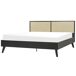 Beliani Cama Ratán, Tablero de partículas MONPAZIER 187x209 Beliani Cama Ratán, Tablero de partículas MONPAZIER 187x209 Marrón