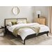 Beliani Cama Ratán, Tablero de partículas MONPAZIER 187x209 Beliani Cama Ratán, Tablero de partículas MONPAZIER 187x209 Marrón