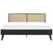 Beliani Cama Ratán, Tablero de partículas MONPAZIER 187x209 Beliani Cama Ratán, Tablero de partículas MONPAZIER 187x209 Marrón