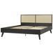 Beliani Cama Ratán, Tablero de partículas MONPAZIER 187x209 Beliani Cama Ratán, Tablero de partículas MONPAZIER 187x209 Marrón