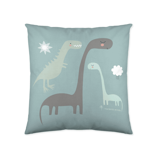 CAPA DE ALMOFADA VAZIA JURASIC BRANCO 40x40 CM