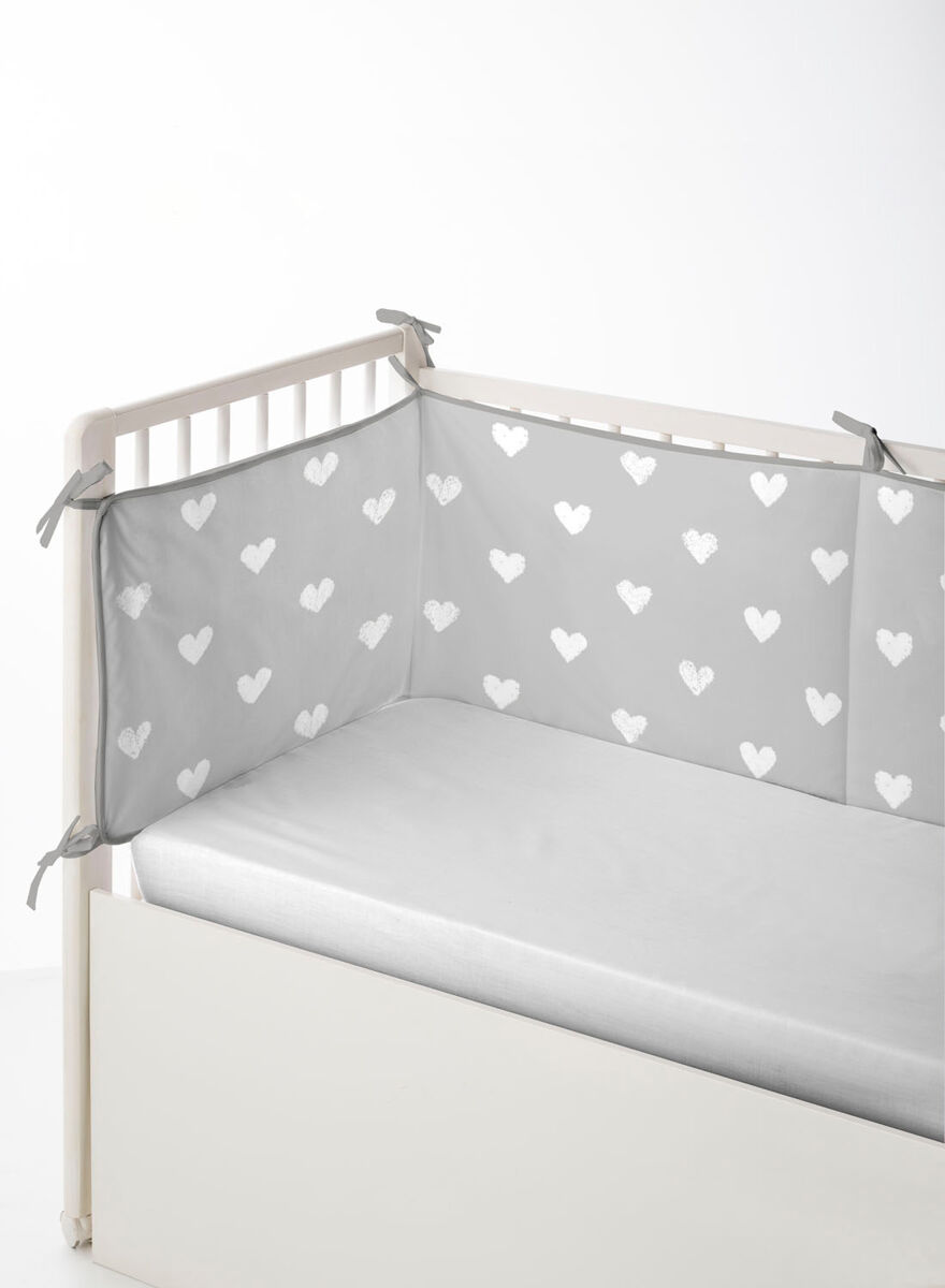 PROTECTOR DE CUNA/MAXICUNA CORAZONES A