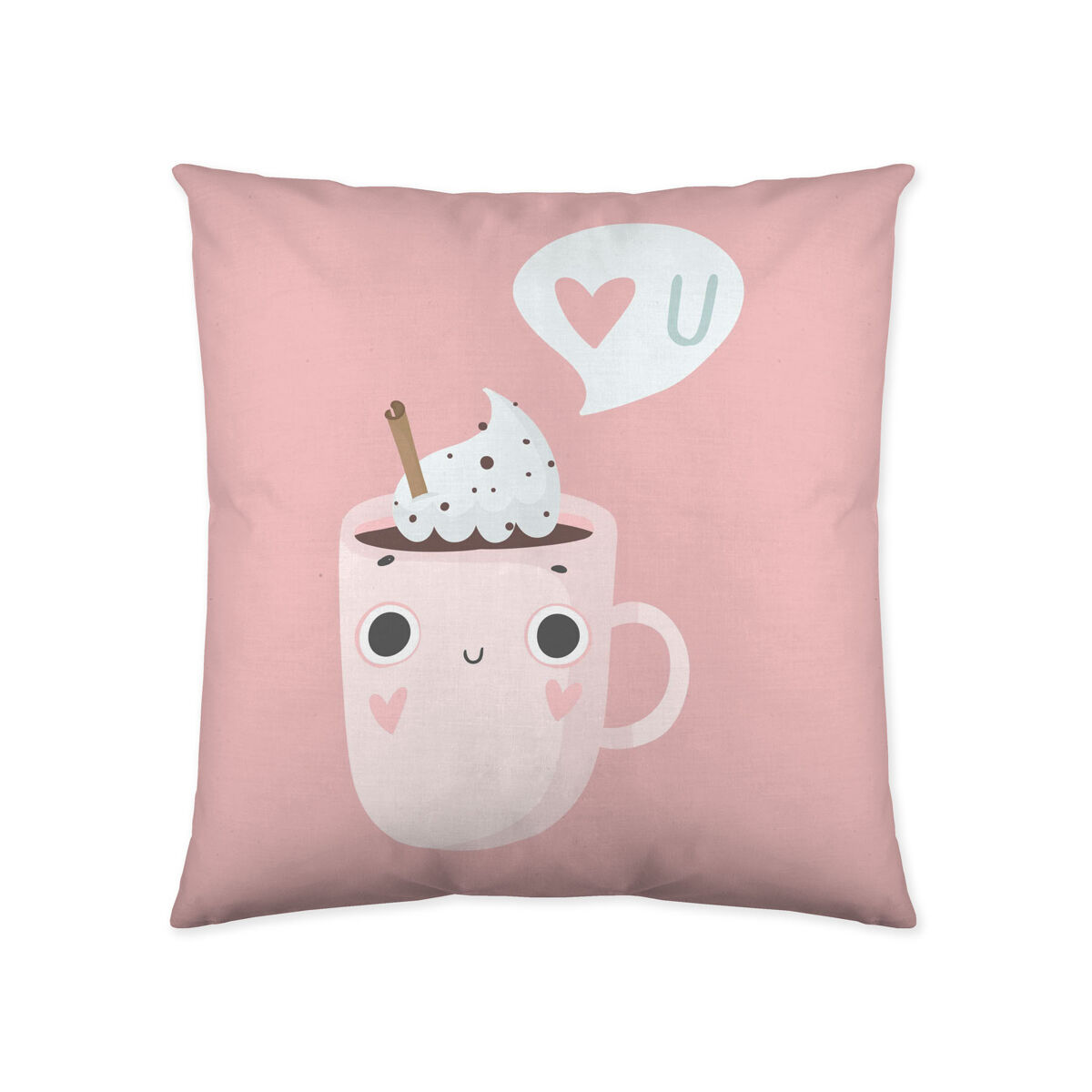 FUNDA DE COJIN VACIO FUNNY CUPS