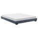 Corium Cama doble Masari con somier tapizado en piel sintética 186x214 Corium Cama doble Masari con somier tapizado en piel sintética 186x214 Blanco/ Beige
