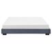 Corium Cama doble Masari con somier tapizado en piel sintética 186x214 Corium Cama doble Masari con somier tapizado en piel sintética 186x214 Blanco/ Beige