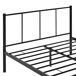 Cama individual Laos con somier - metal 121x209 Cama individual Laos con somier - metal 121x209 Negro