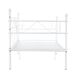 Cama / Sofá individual Granada resistente metal 97x209 Cama / Sofá individual Granada resistente metal 97x209 Blanco/ Beige