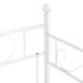Cama / Sofá individual Granada resistente metal 97x209 Cama / Sofá individual Granada resistente metal 97x209 Blanco/ Beige