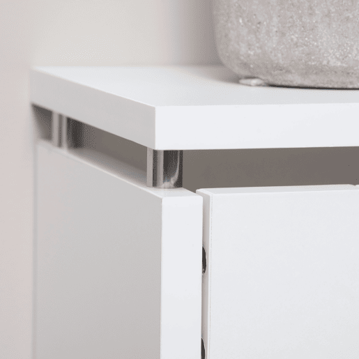 HOMCOM Cobertura de Radiador Cobertura de Radiador Moderno de MDF com Prateleira Superior para Sala de Estar dormitório Escritório 60x18x84 cm Branco
