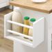 Carro de Cocina MDF, Vidrio Templado HOMCOM, hogar - cocina Carro de Cocina MDF, Vidrio Templado HOMCOM, hogar - cocina Blanco