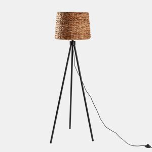 Candeeiro de pé Kiomi de algas marinhas e metal, altura 144 cm